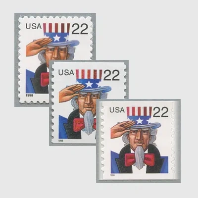 1998 Uncle Sam Forever First Class Postage Stamps