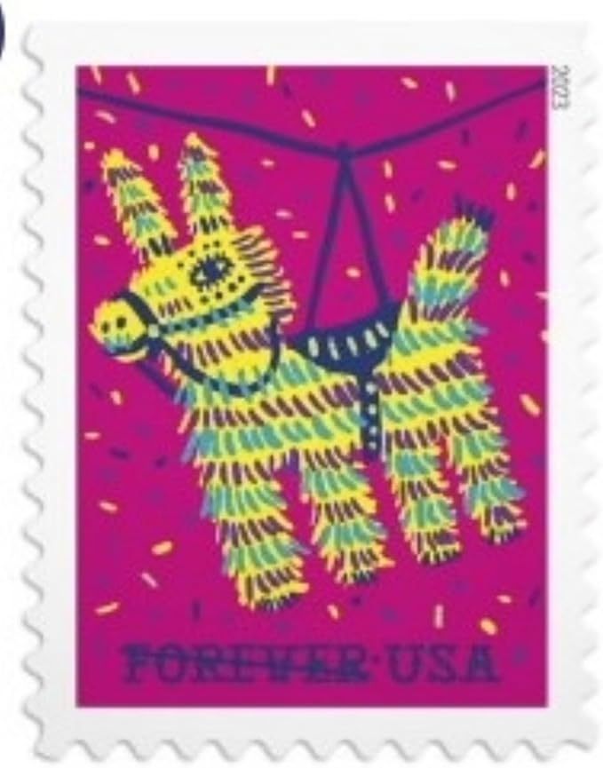 2023 Piñatas Forever First Class Postage Stamps