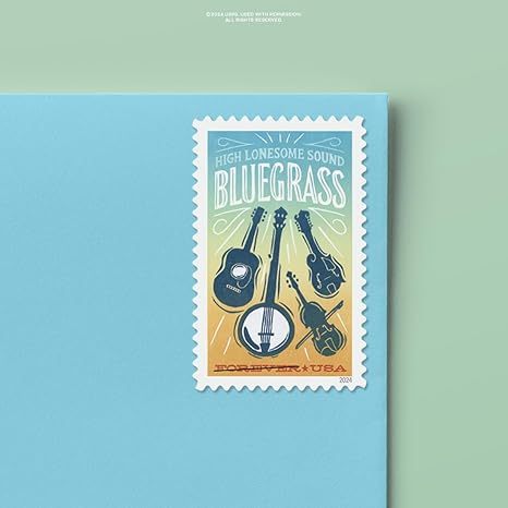 2024 Bluegrass Forever First Class Postage Stamps