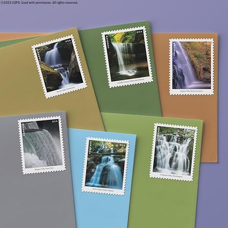 2023 Waterfalls Forever First Class Postage Stamps