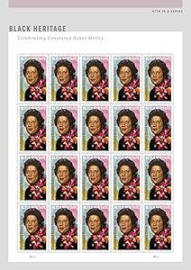 2024 Baker Motley Graces Black Heritage Forever First Class Postage Stamps
