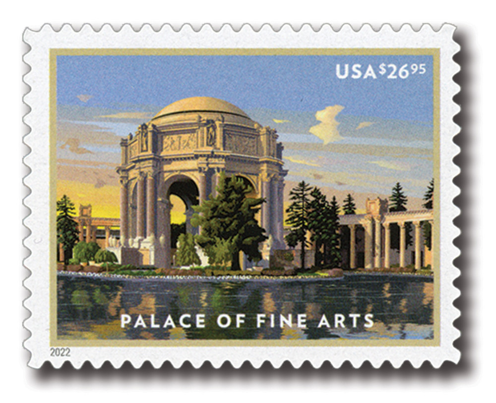 2022 PALACE OF FINE ARTS Forever First Class Postage Stamps