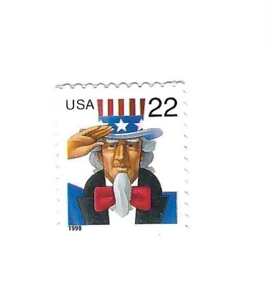 1998 Uncle Sam Forever First Class Postage Stamps