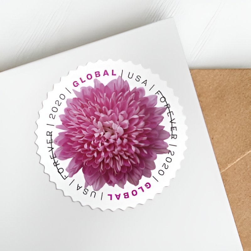 2020 Chrysanthemum Forever First Class Postage Stamps