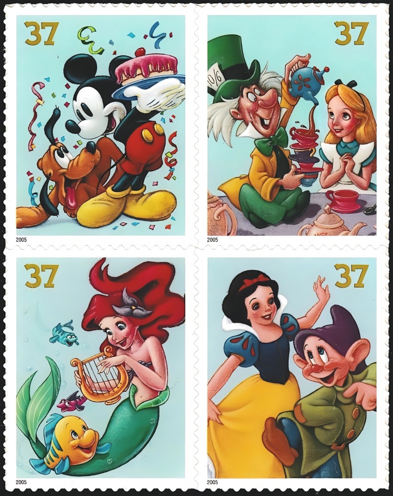2005 The Art of Disney Forever First Class Postage Stamps
