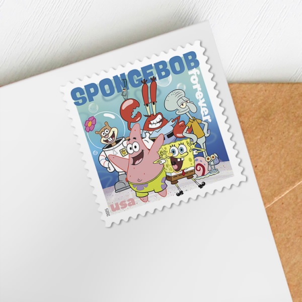 2025 SpongeBob SquarePants  Forever First Class Postage Stamps