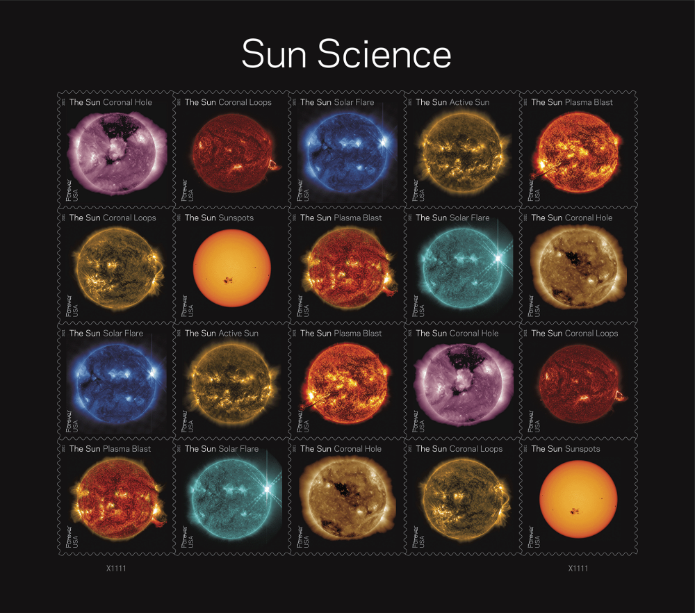 2021 Sun Science Forever First Class Postage Stamps