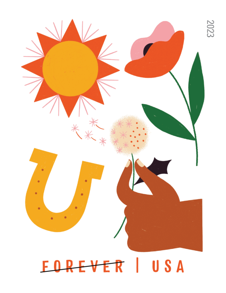 2023 Thinking of You Forever First Class Postage Stamps