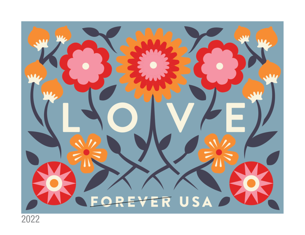 2022 Love Forever  Forever First Class Postage Stamps