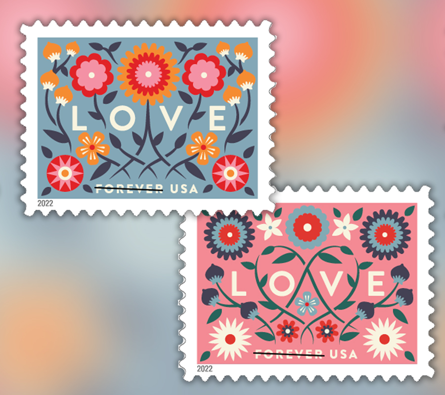 2022 Love Forever  Forever First Class Postage Stamps