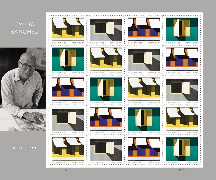 2021 EMILIO SANCHEZ Forever First Class Postage Stamps