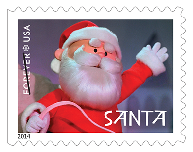 2014 Rudolph All Red-Nosed Forever First Class Postage Stamps