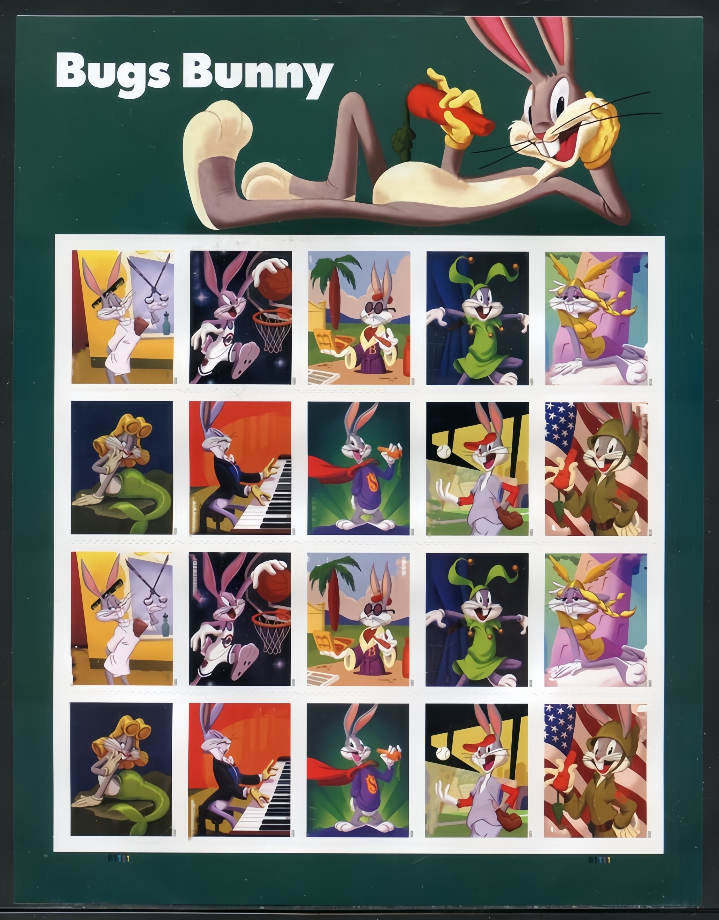2020 Bugs Bunny Forever First Class Postage Stamps