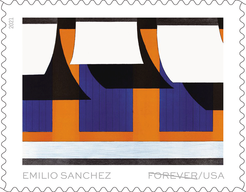 2021 EMILIO SANCHEZ Forever First Class Postage Stamps