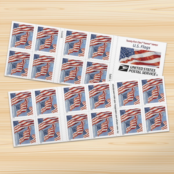 2022 U.S. Flags Forever First Class Postage Stamps