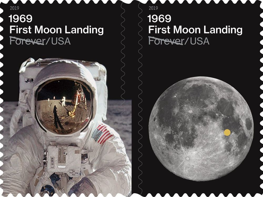 2019 First Moon Landing Forever First Class Postage Stamps