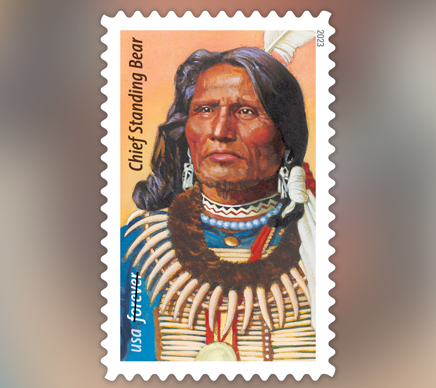 2023 Chief Standing Bear Forever First Class Postage Stamps