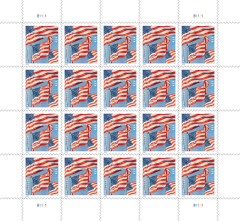 2022 U.S. Flags Forever First Class Postage Stamps