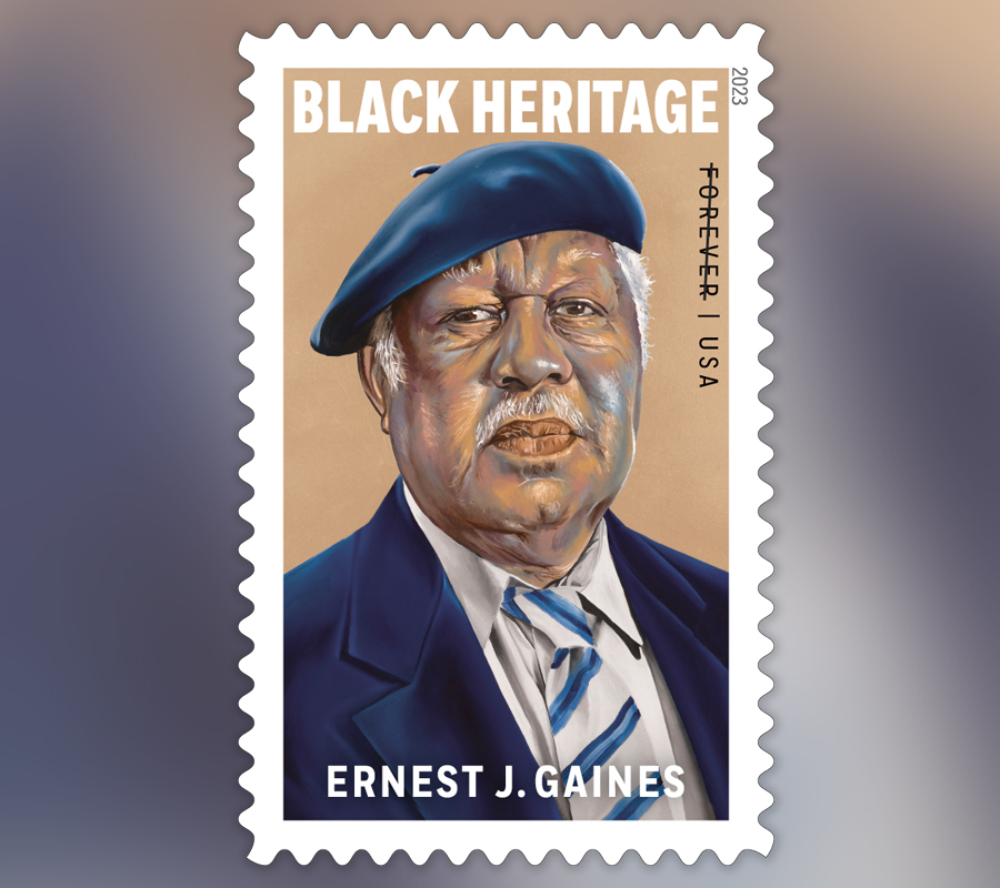 2023 Ernest J. Gaines Forever First Class Postage Stamps