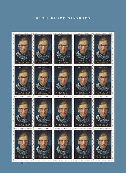 2023 Ruth Bader Ginsburg Forever First Class Postage Stamps