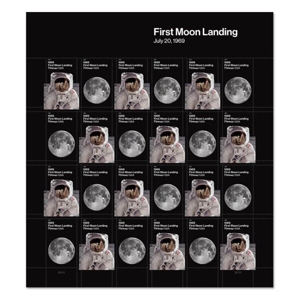 2019 First Moon Landing Forever First Class Postage Stamps