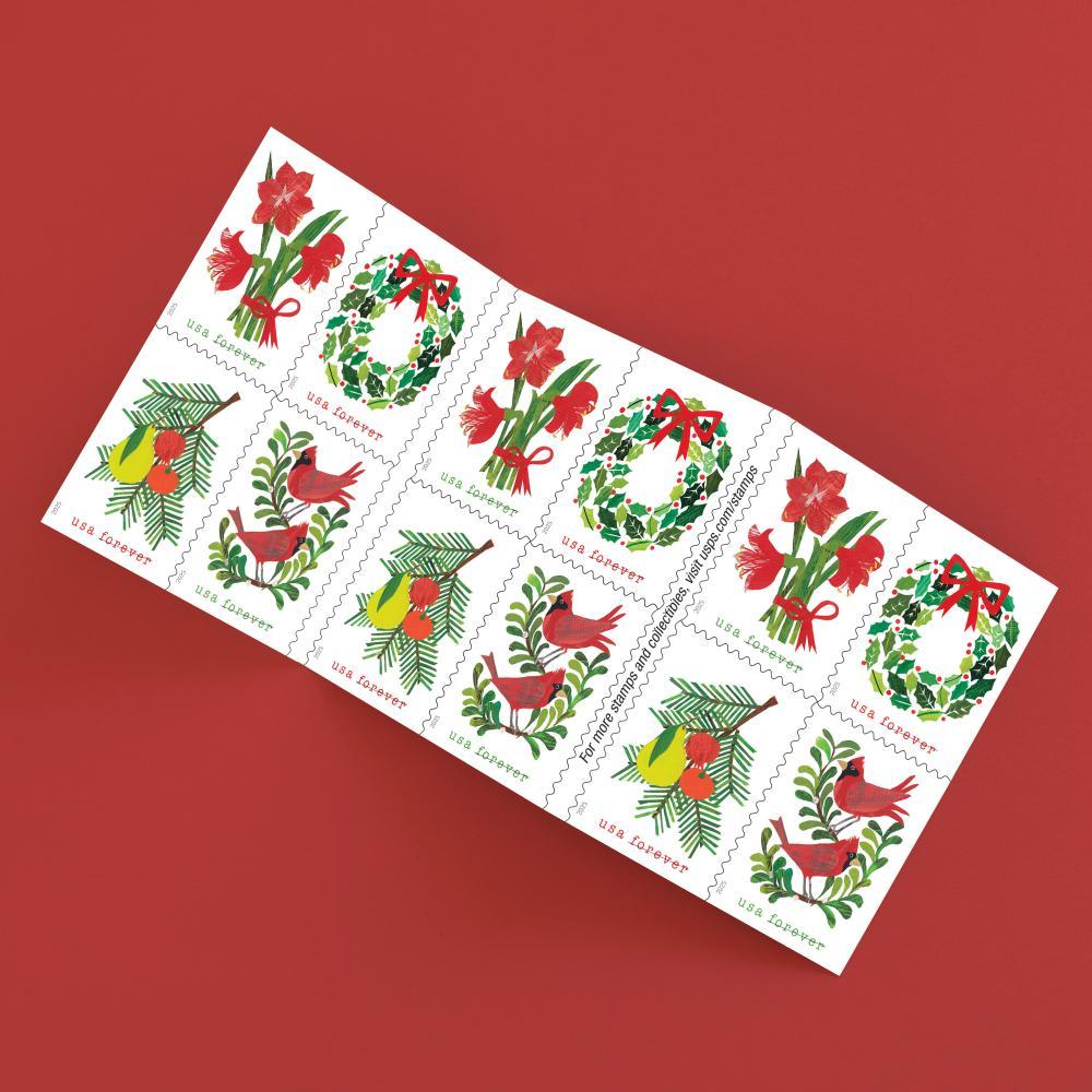 2025 Holiday Cheer Forever First Class Postage Stamps