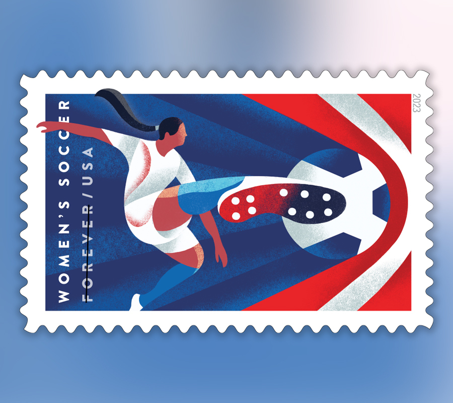 2023 Women's Soccer Forever First Class Postage Stamps