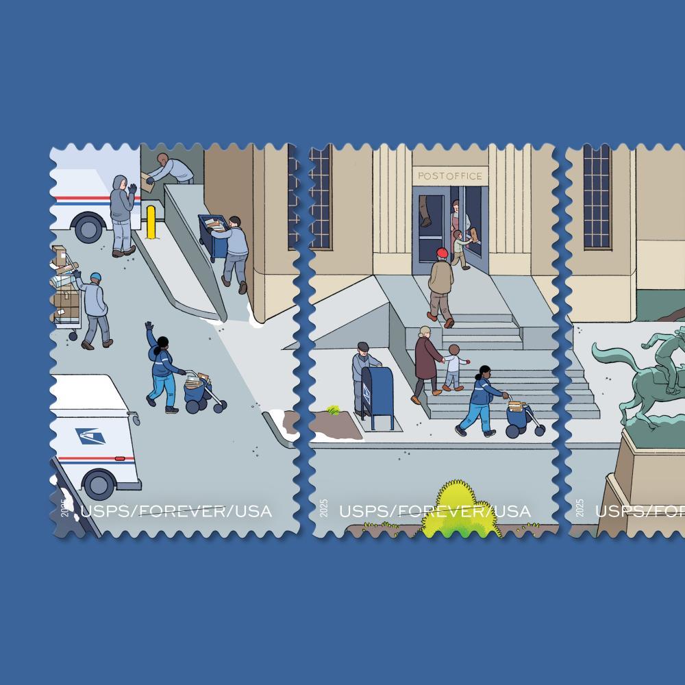2025 250 Years of Delivering  Forever First Class Postage Stamps