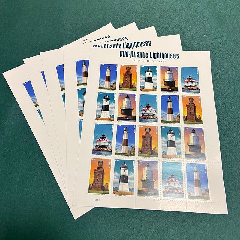 2021 Mid-Atlantic Lighthouses Forever First Class Postage Stamps