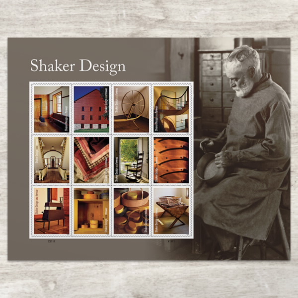 2024 Shaker Design Forever First Class Postage Stamps