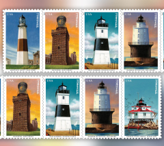 2021 Mid-Atlantic Lighthouses Forever First Class Postage Stamps