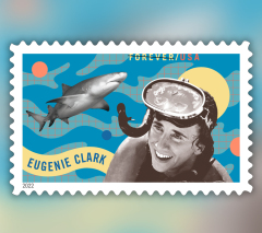 2022 Eugenie Clark Forever First Class Postage Stamps