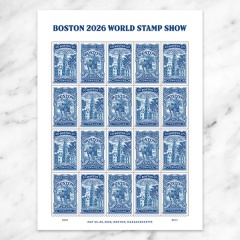 Boston 2026 World Stamp Show Forever First class postage stamps