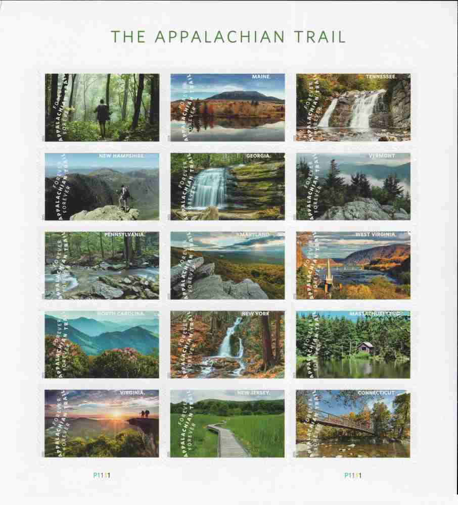 2025 The Appalachian Trail Forever First Class Postage Stamps