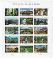 2025 The Appalachian Trail Forever First Class Postage Stamps