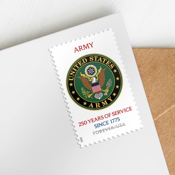 2025 U.S. Army 250th American Commemorative Forever First Class Postage Stamps