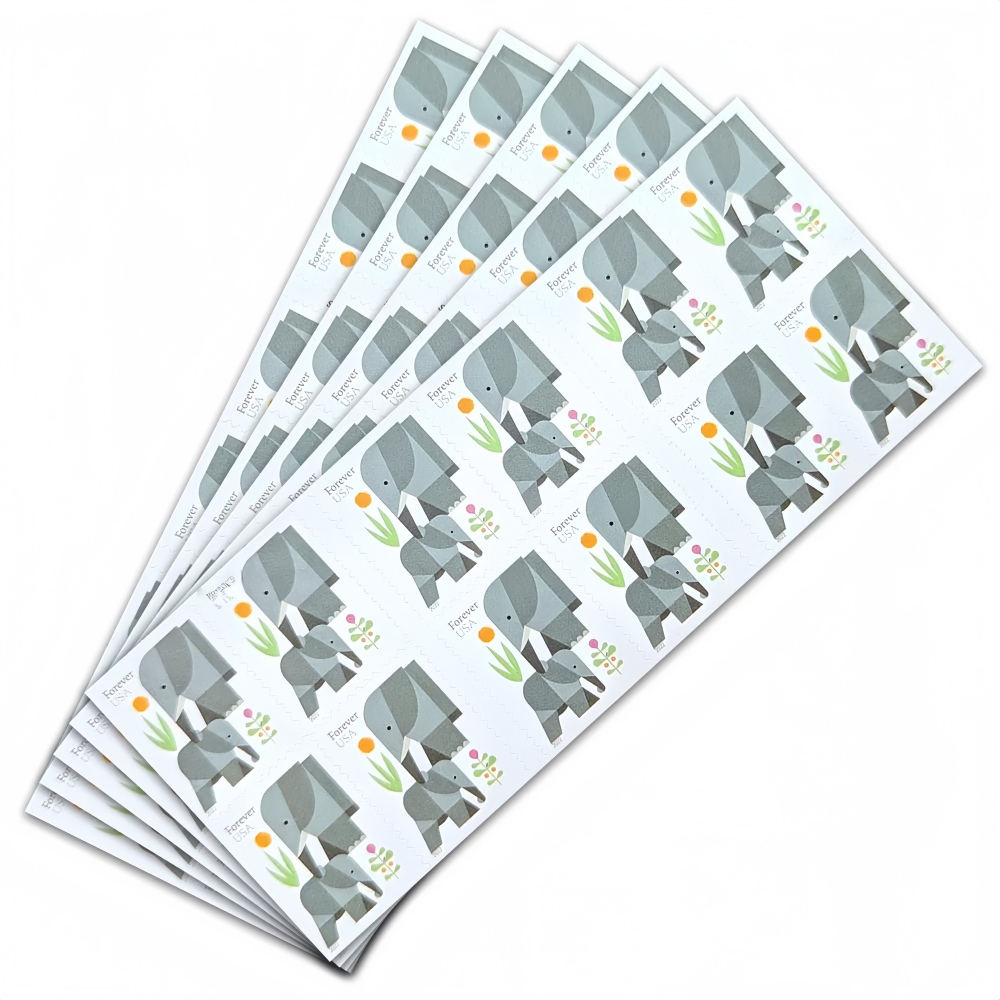 2022 Elephants Forever First Class Postage Stamps