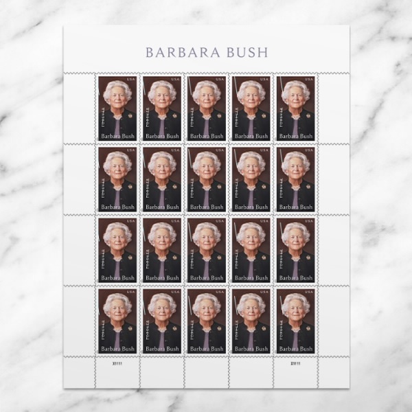 2025 Barbara Bush  Forever First Class Postage Stamps