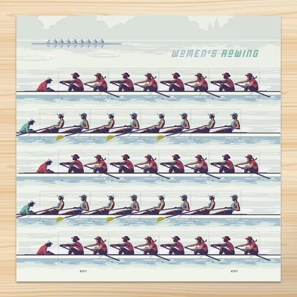 2025 Women's Rowing  Forever First Class Postage Stamps
