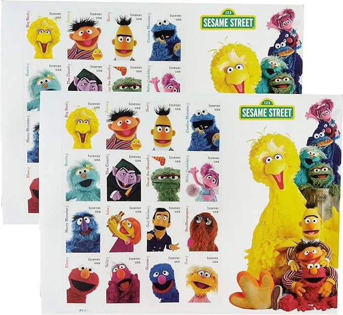 2019 Sesame Street Forever First Class Postage Stamps