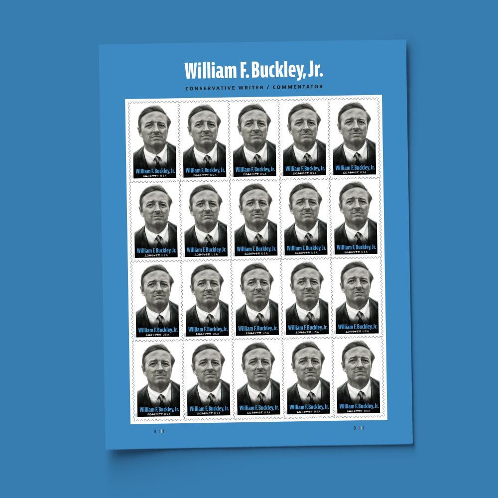 2025 William F. Buckley  Forever First Class Postage Stamps