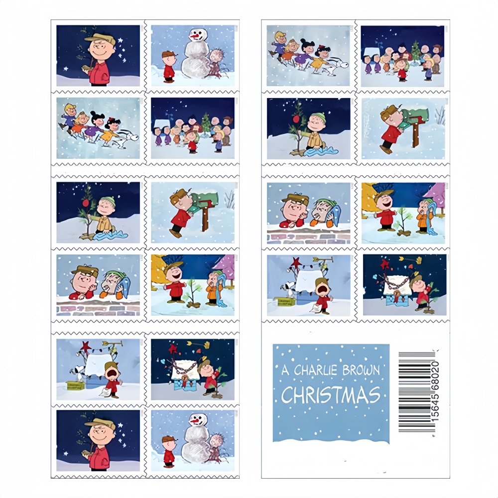 2015 Charlie Brown Christmas Forever First Class Postage Stamps
