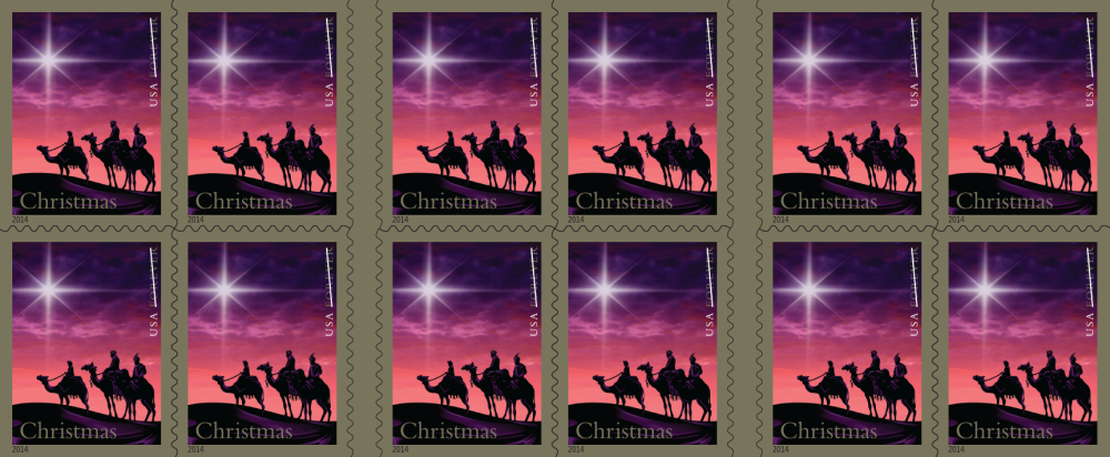 2014 Christmas Magi   Forever First Class Postage Stamps