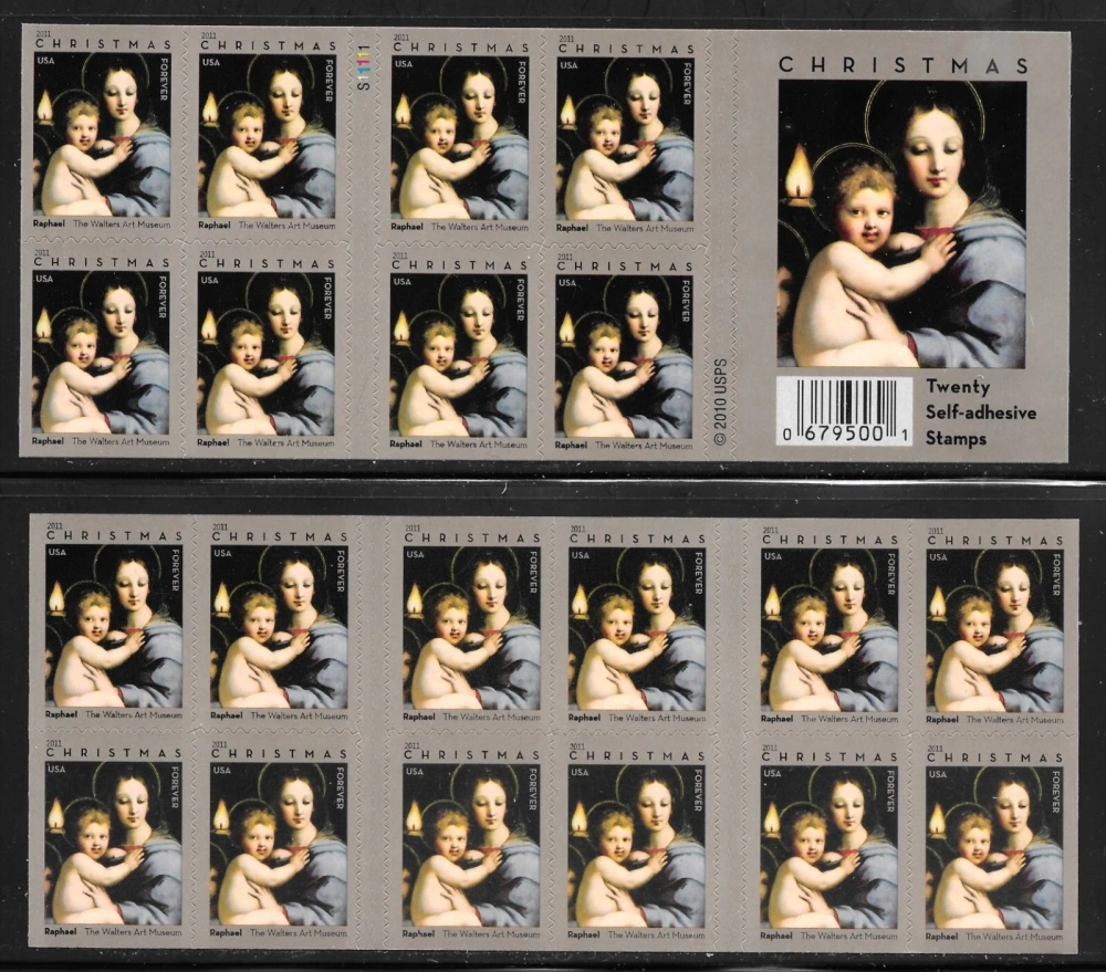 2011 Madonna of the Candelabra   Forever First Class Postage Stamps