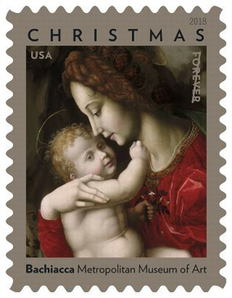 2018 Madonna and Child Forever First Class Postage Stamps