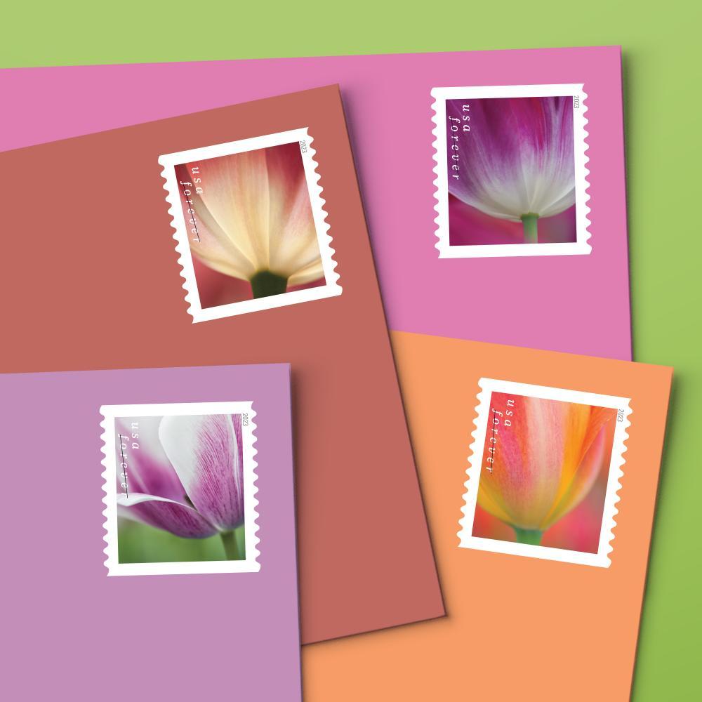 2023 Tulip Blossoms Forever First Class Postage Stamps