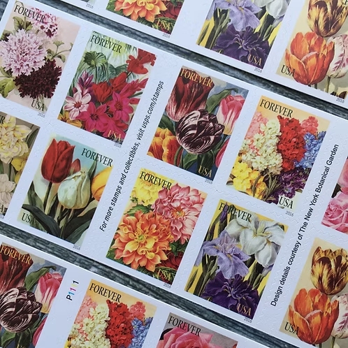 2016 Botanical Art  Forever First Class Postage Stamps