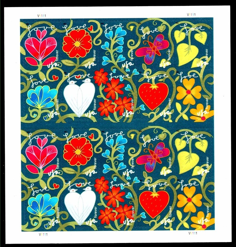 2011 garden love Forever First Class Postage Stamps