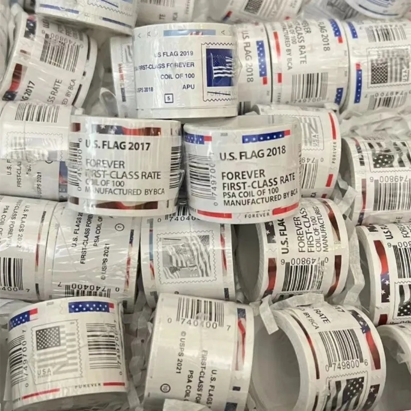 2026 usa first class postage stamps forever flag roll (book) online Discount Sale for wedding invitations postcard letter Usps square envelope