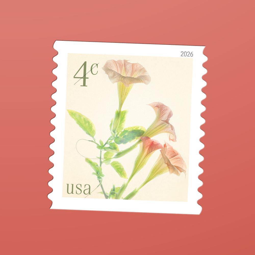 2026 4¢ Angel's Trumpets  Forever First Class Postage Stamps